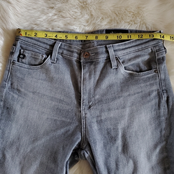 AG The Prima Cigarette Ankle Gray Skinny Jeans Size 27 - Picture 10 of 13